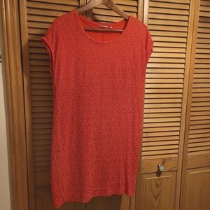 sandwich_ Textured Short Sleeve Dress